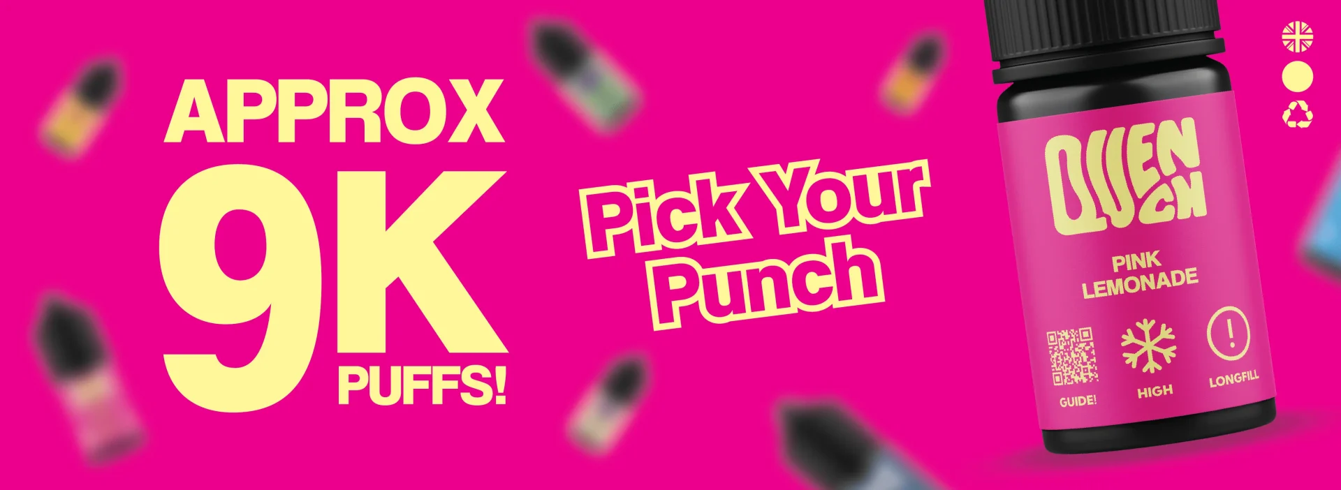 Quench Pink Lemonade - Banner