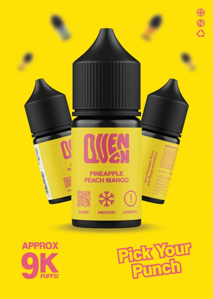 Quench Longfill E-Liquid - Poster